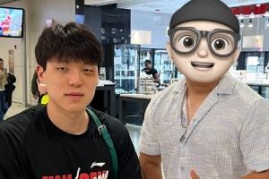 🐑变🐼了！媒体人：杨瀚森在训练中被肘到眼睛